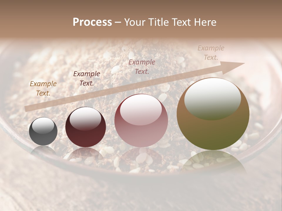 Sumac Beige Background Herb PowerPoint Template