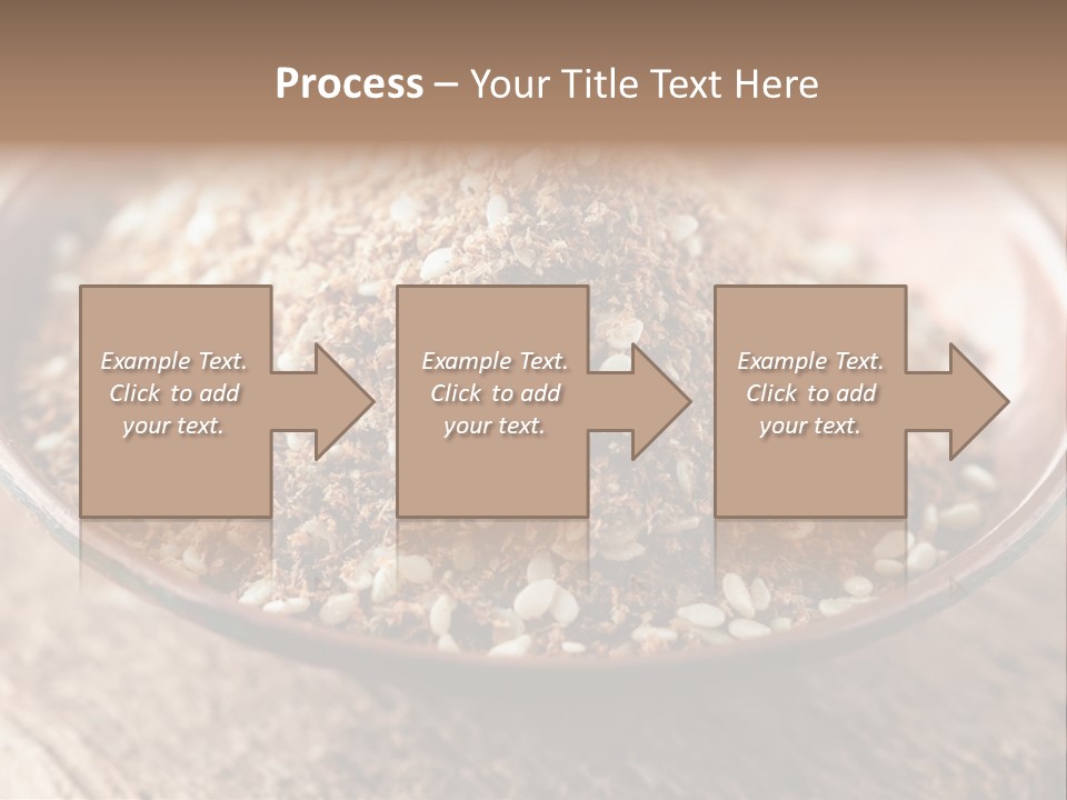 Sumac Beige Background Herb PowerPoint Template