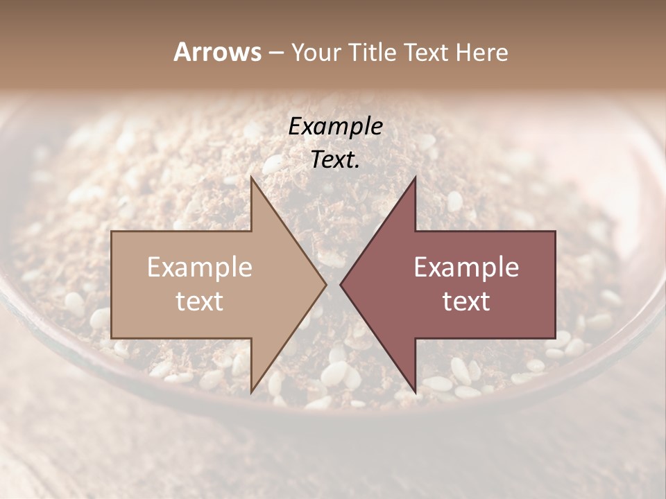 Sumac Beige Background Herb PowerPoint Template