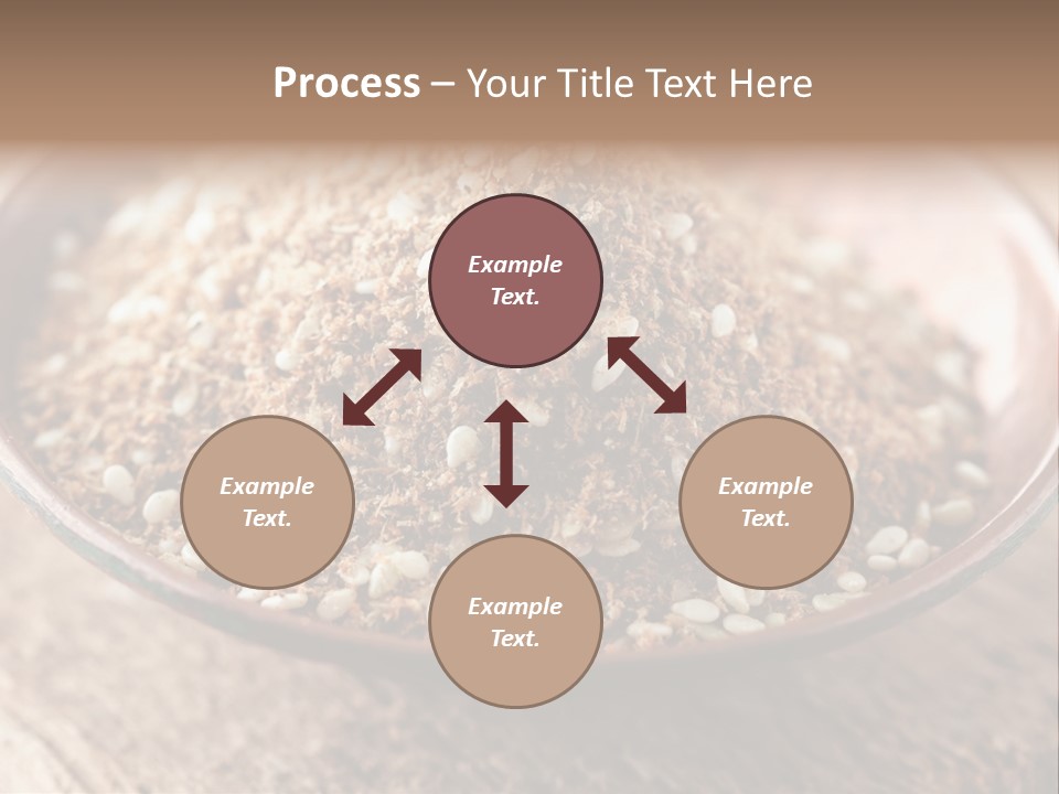 Sumac Beige Background Herb PowerPoint Template