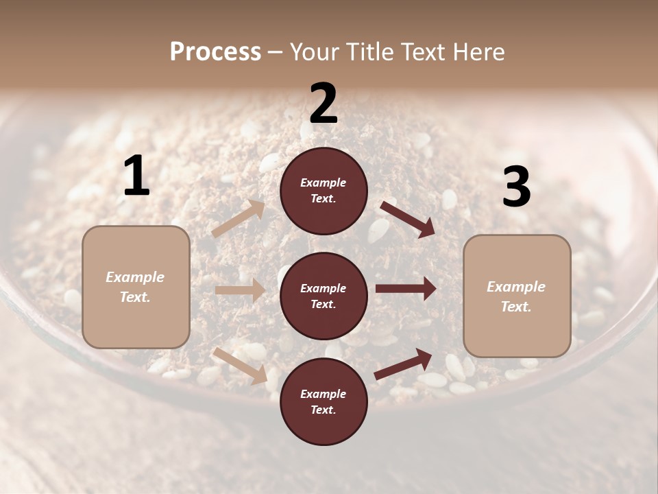 Sumac Beige Background Herb PowerPoint Template