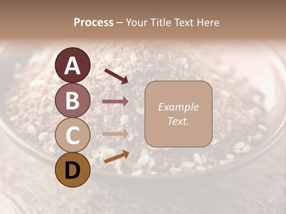 Sumac Beige Background Herb PowerPoint Template