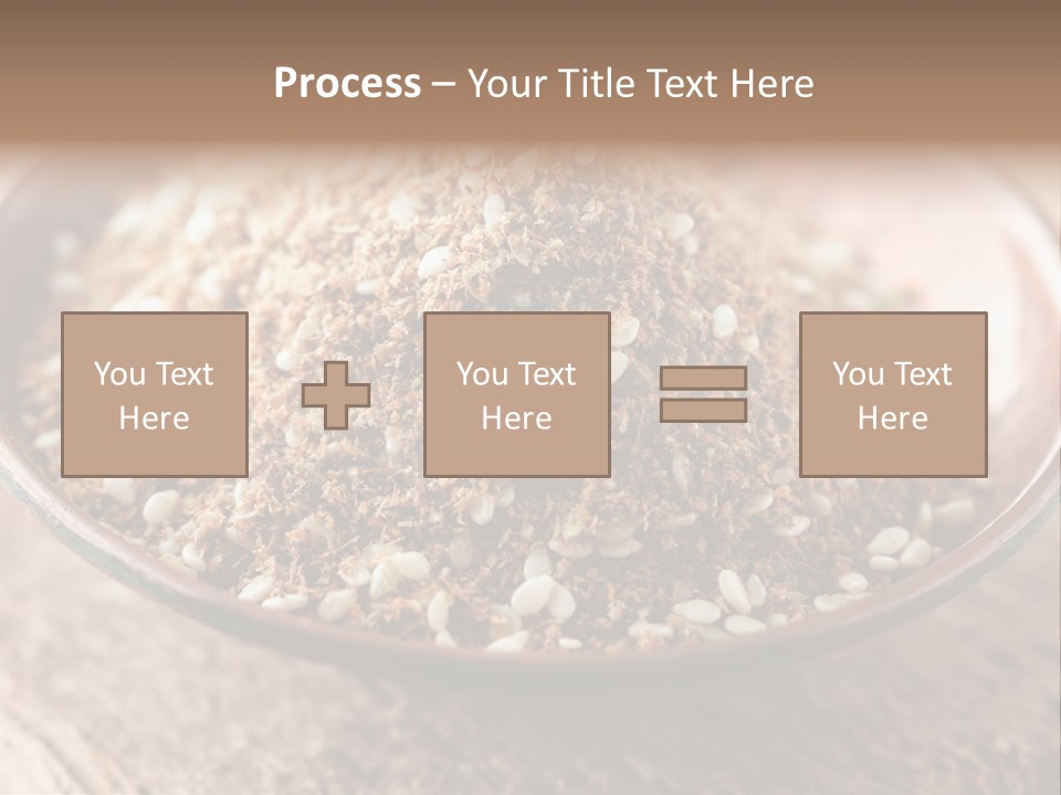 Sumac Beige Background Herb PowerPoint Template