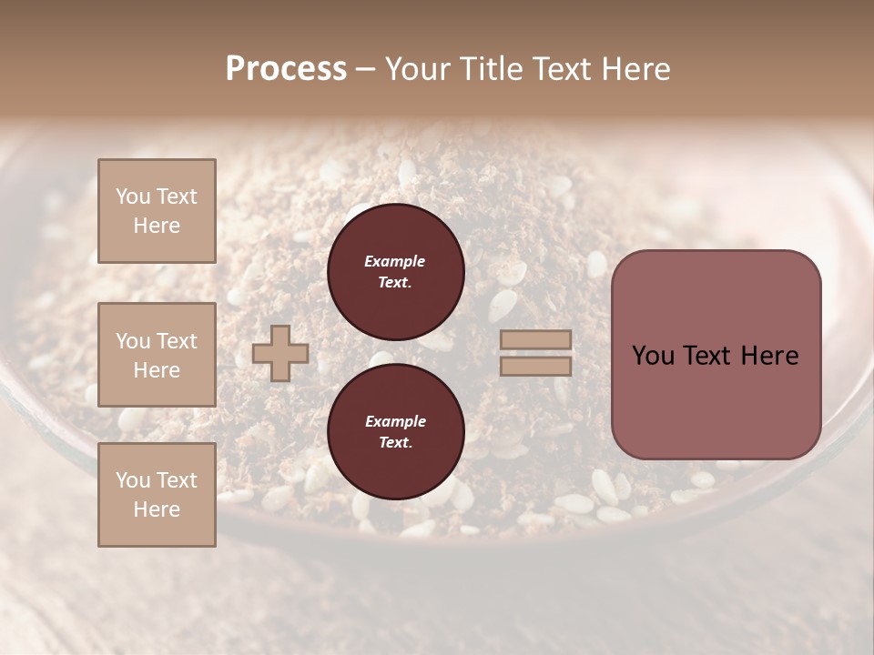 Sumac Beige Background Herb PowerPoint Template