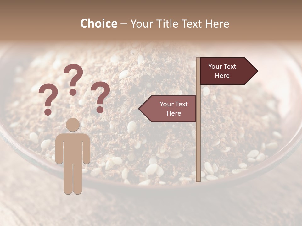 Sumac Beige Background Herb PowerPoint Template