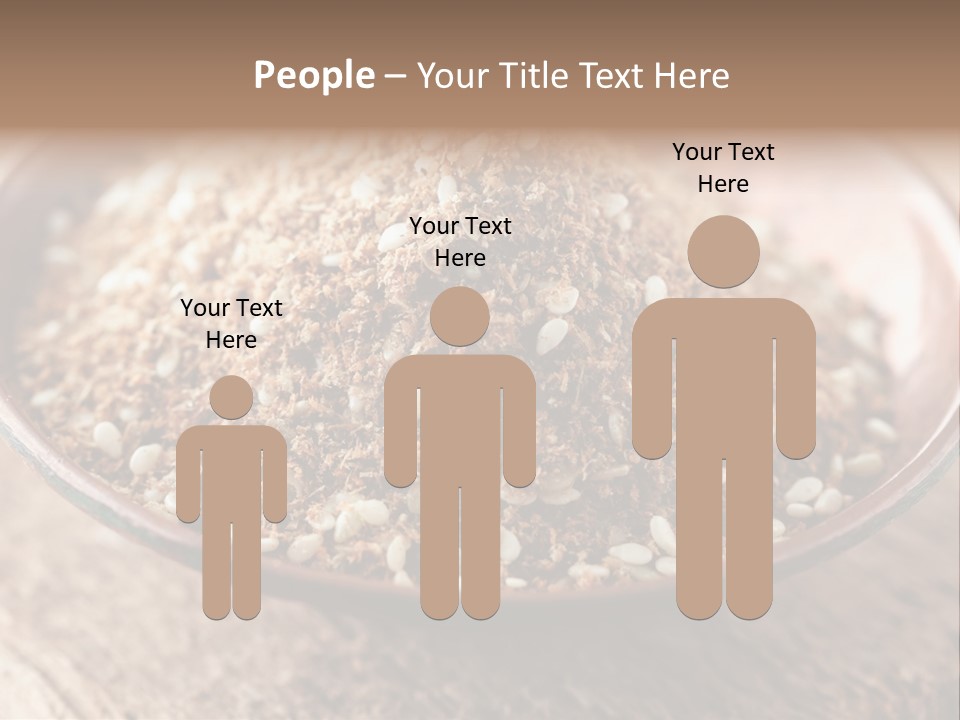 Sumac Beige Background Herb PowerPoint Template