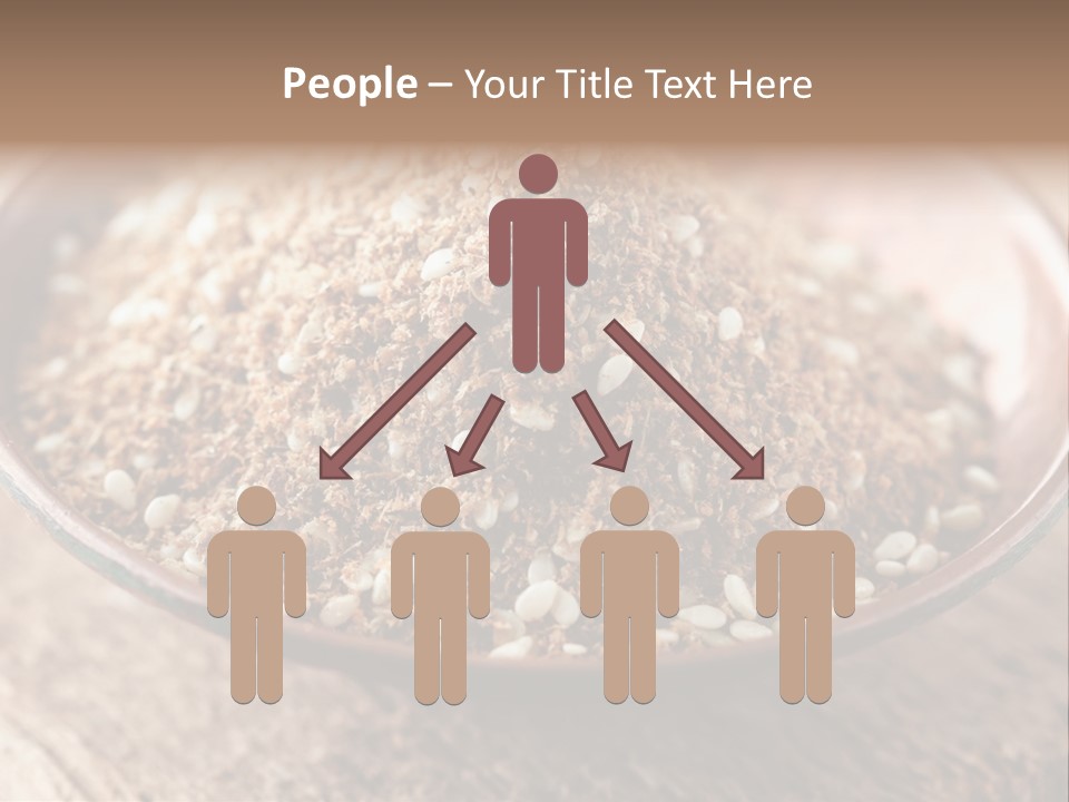 Sumac Beige Background Herb PowerPoint Template