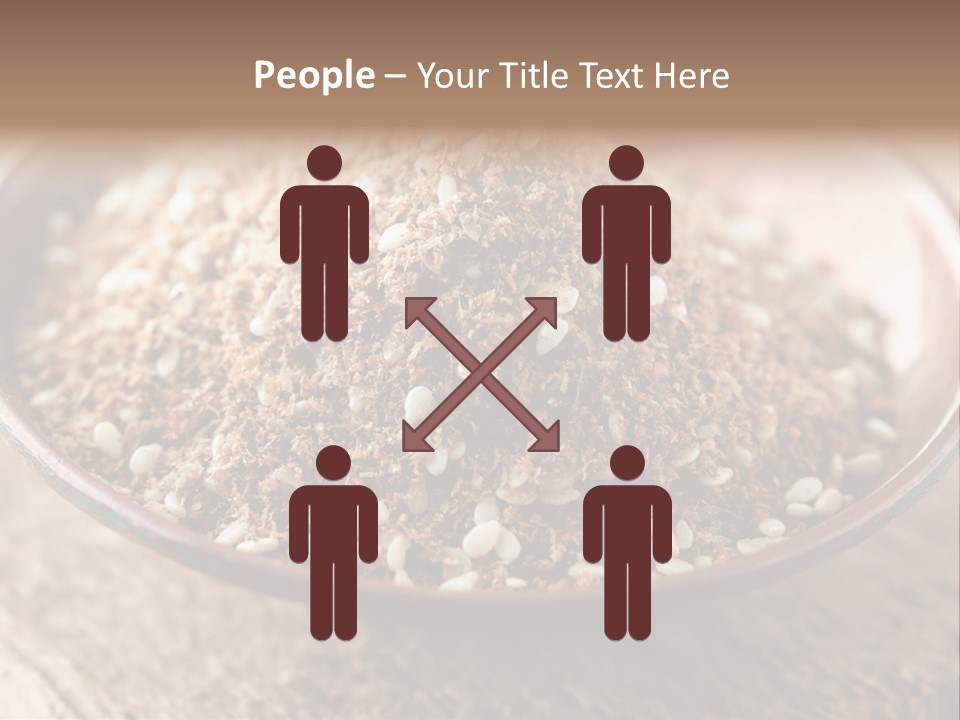 Sumac Beige Background Herb PowerPoint Template