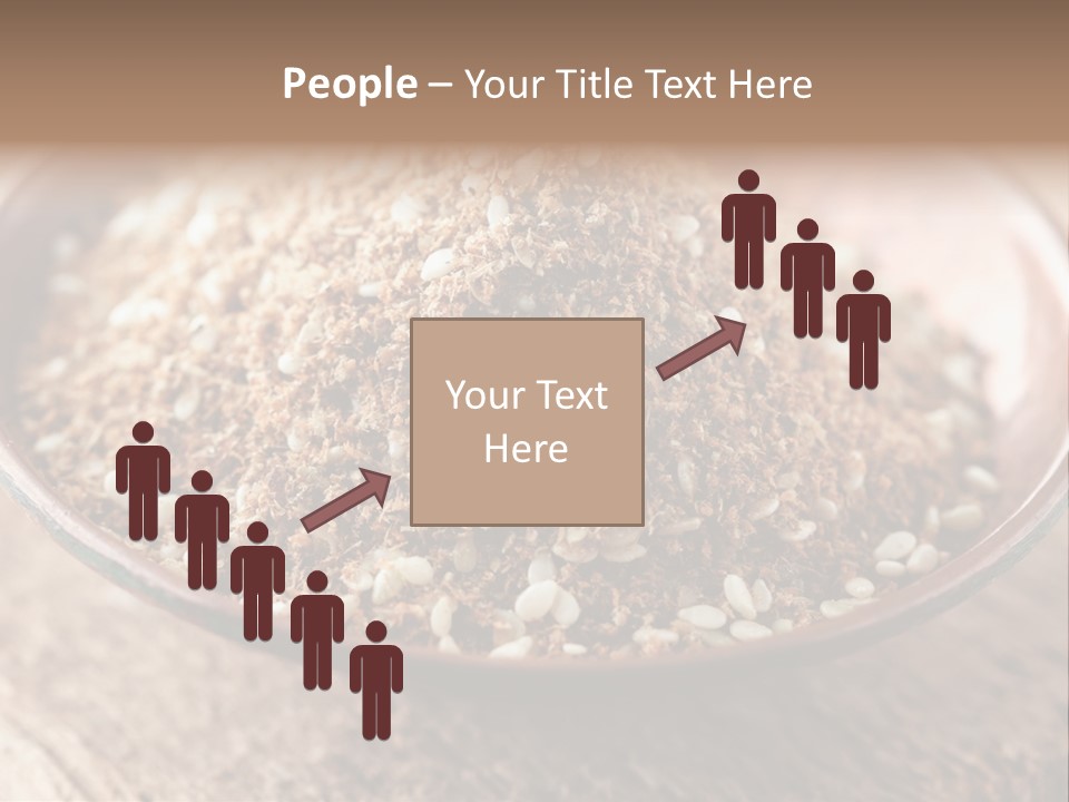 Sumac Beige Background Herb PowerPoint Template