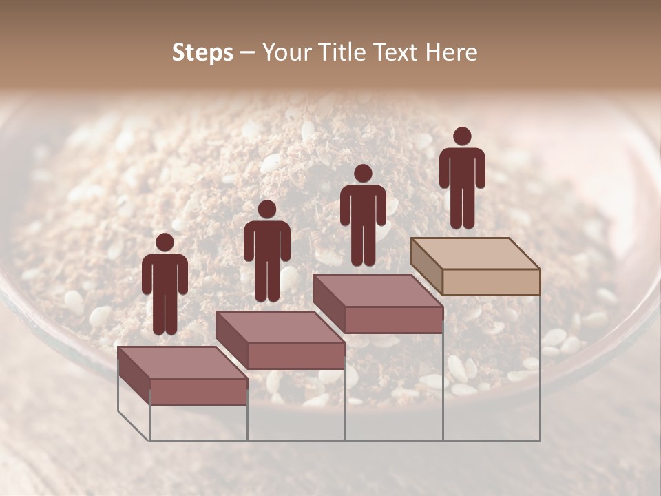 Sumac Beige Background Herb PowerPoint Template