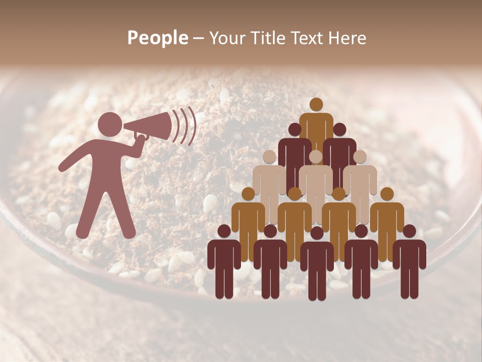 Sumac Beige Background Herb PowerPoint Template
