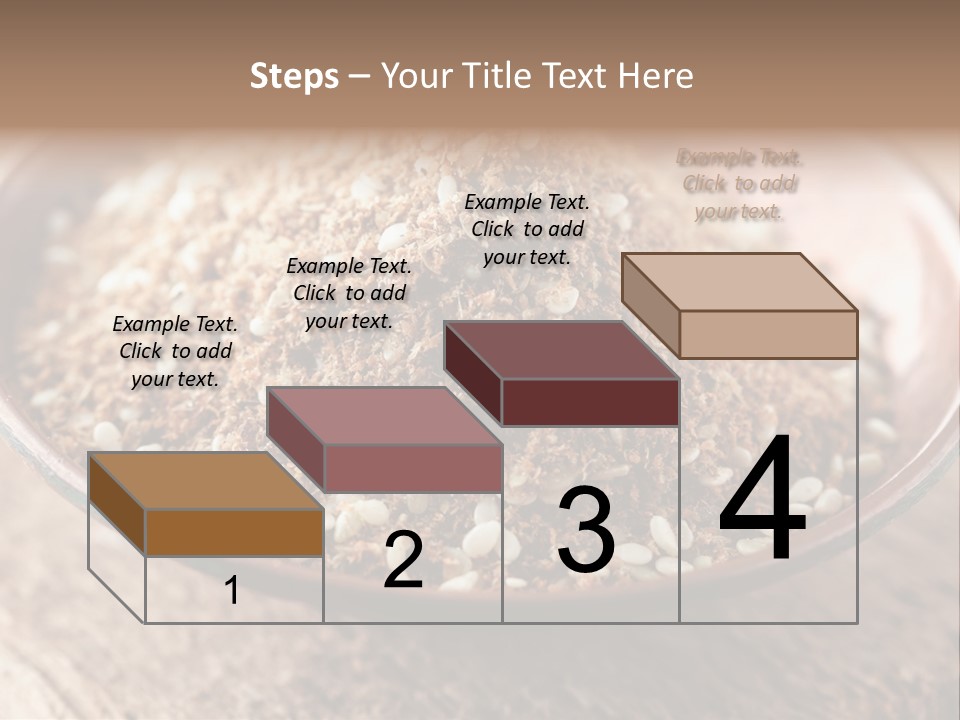 Sumac Beige Background Herb PowerPoint Template