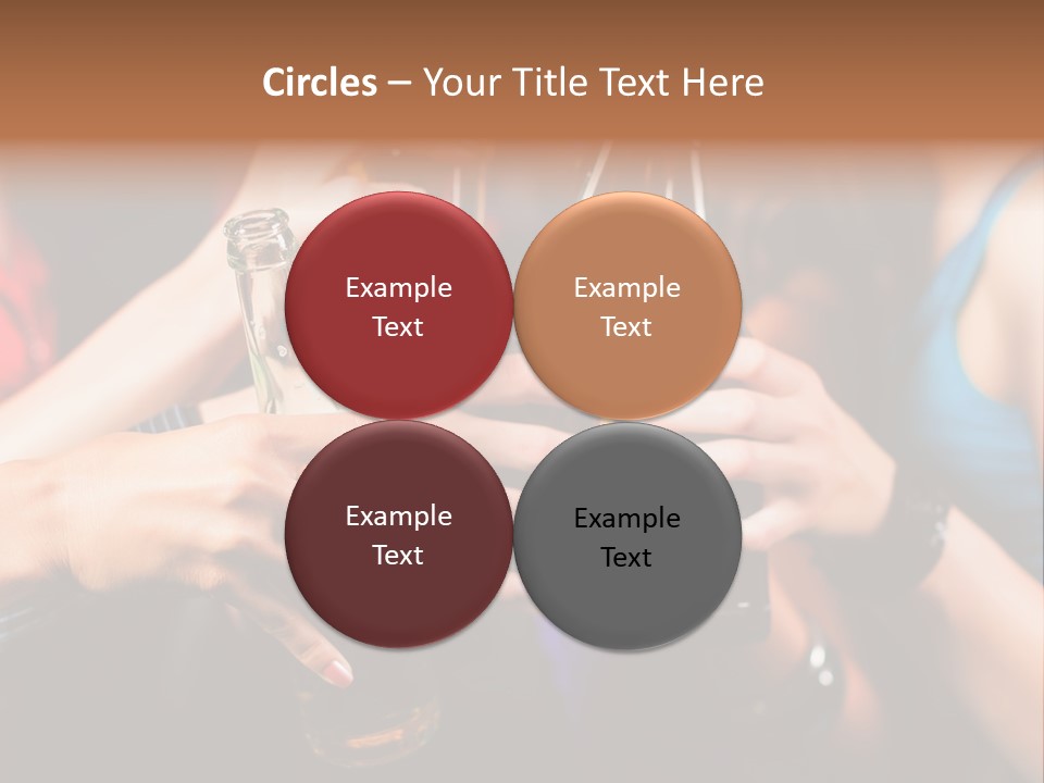 Females Entertainment Girls PowerPoint Template