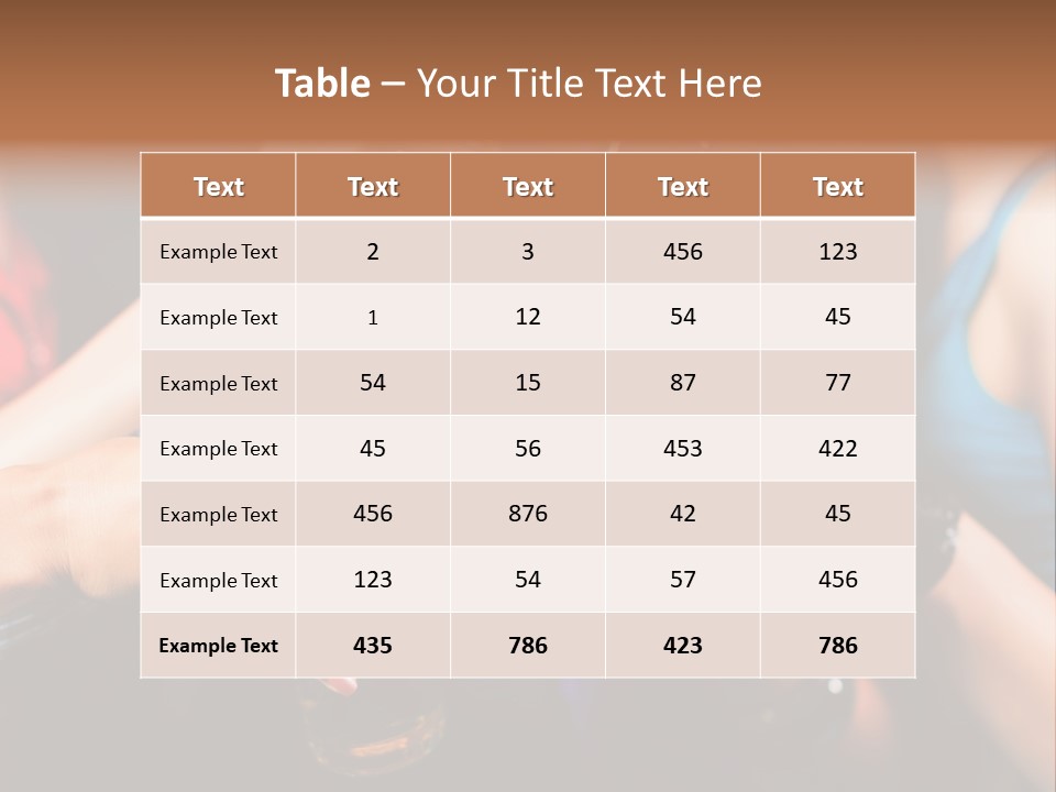 Females Entertainment Girls PowerPoint Template