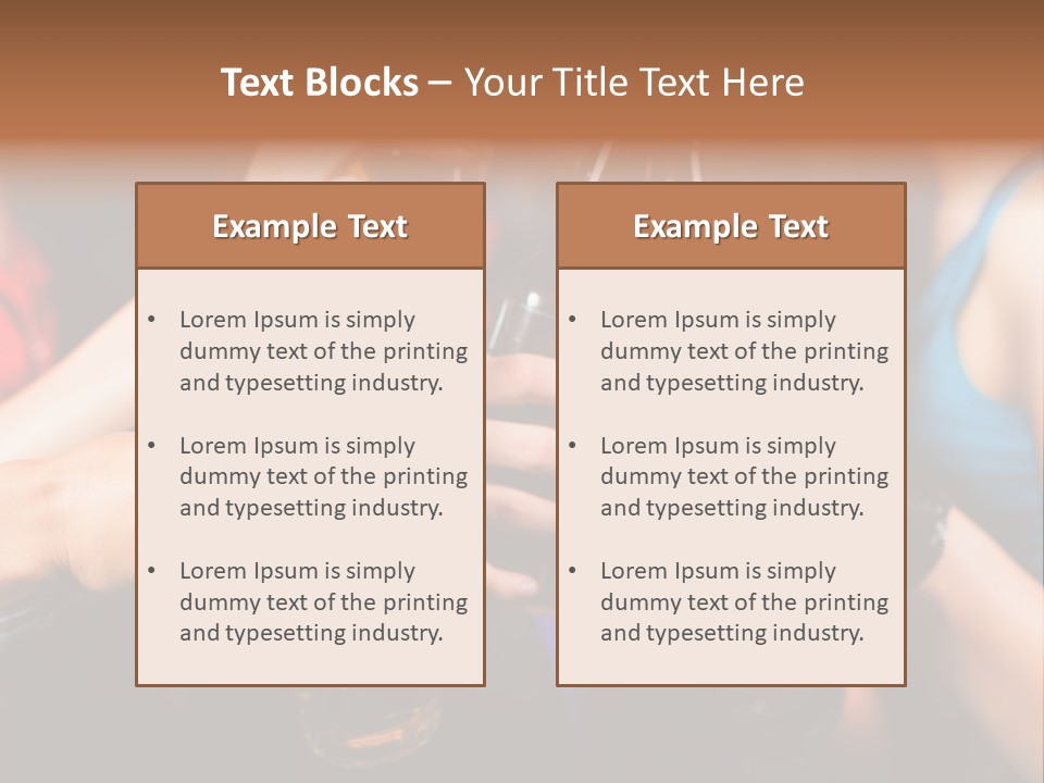 Females Entertainment Girls PowerPoint Template