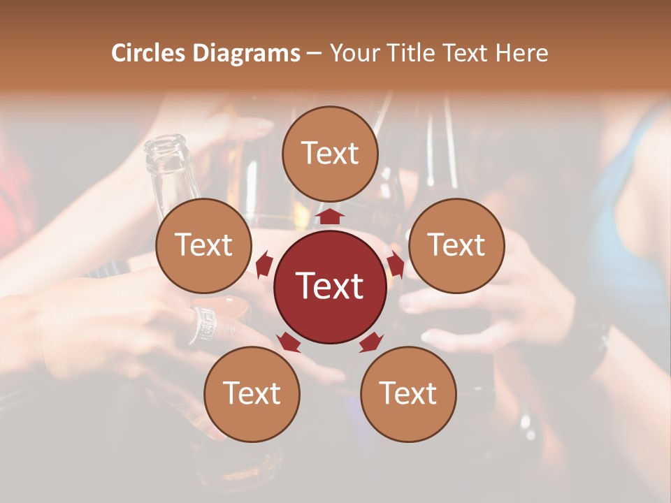 Females Entertainment Girls PowerPoint Template