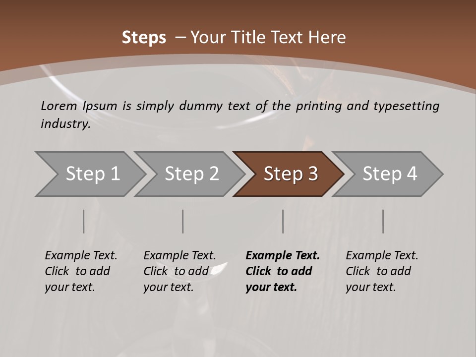 Wine Dessert Addict PowerPoint Template