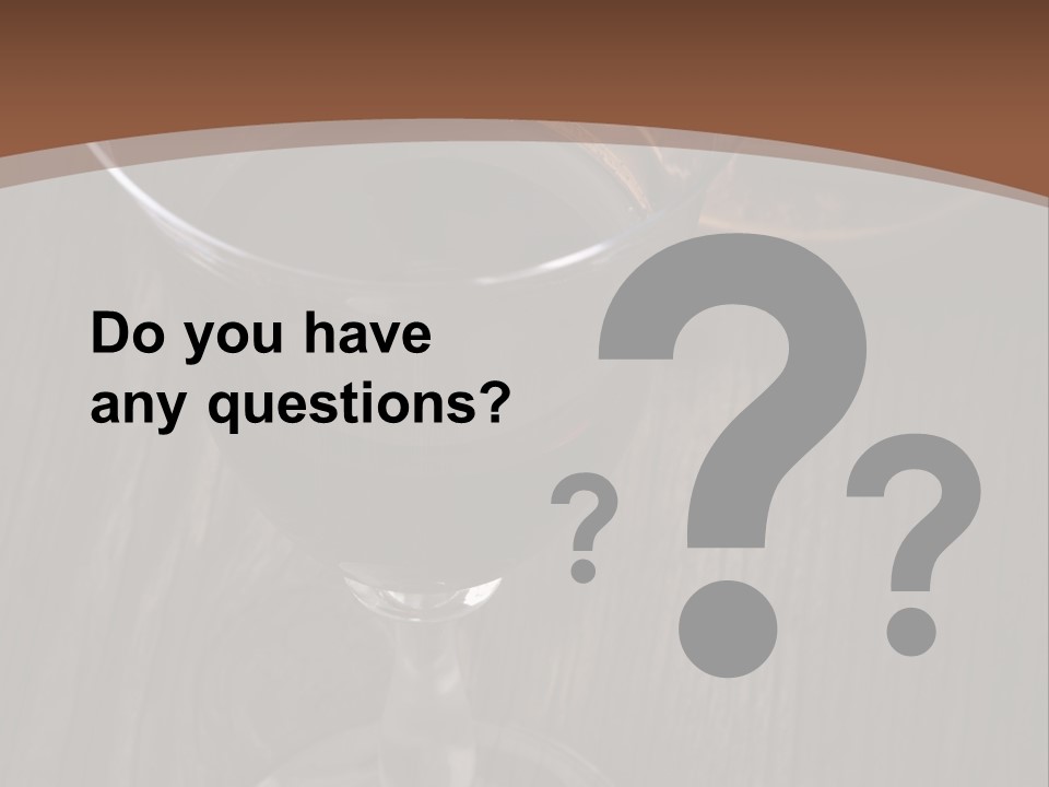 Wine Dessert Addict PowerPoint Template