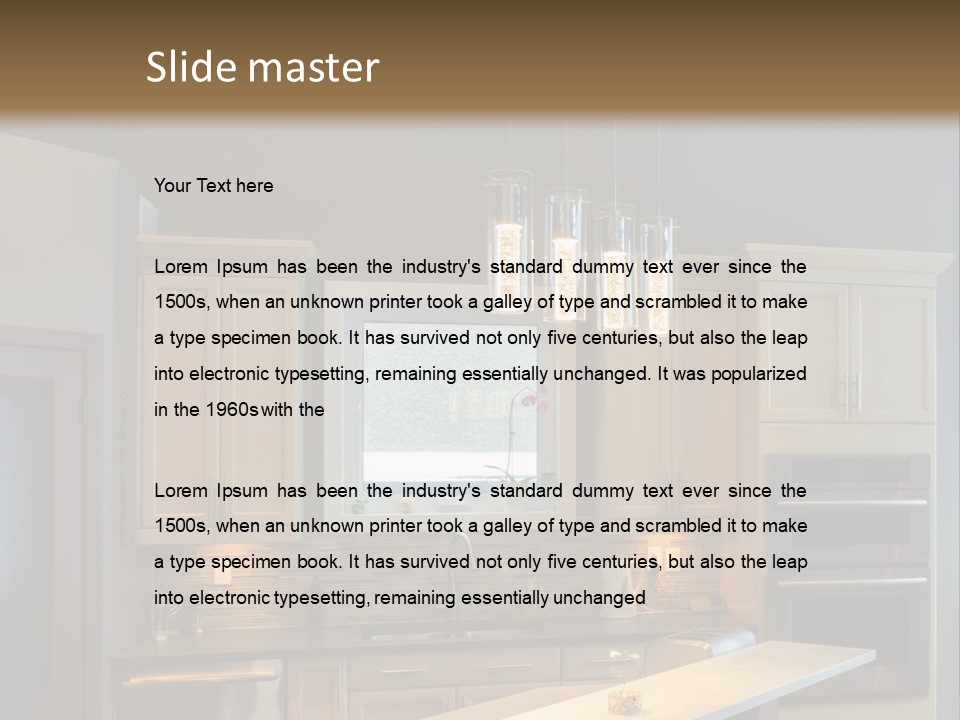 Interior Sink Real PowerPoint Template