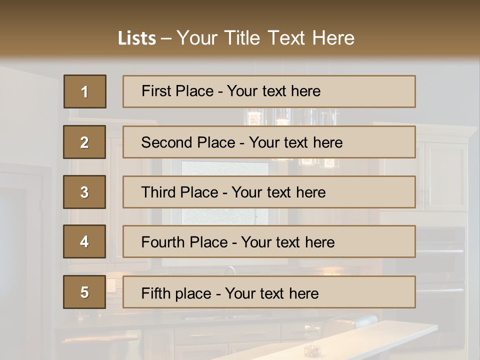 Interior Sink Real PowerPoint Template