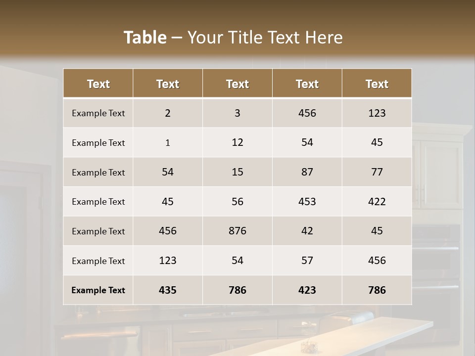 Interior Sink Real PowerPoint Template