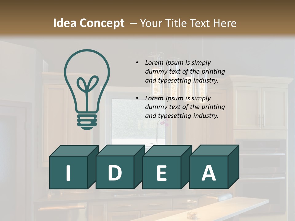 Interior Sink Real PowerPoint Template