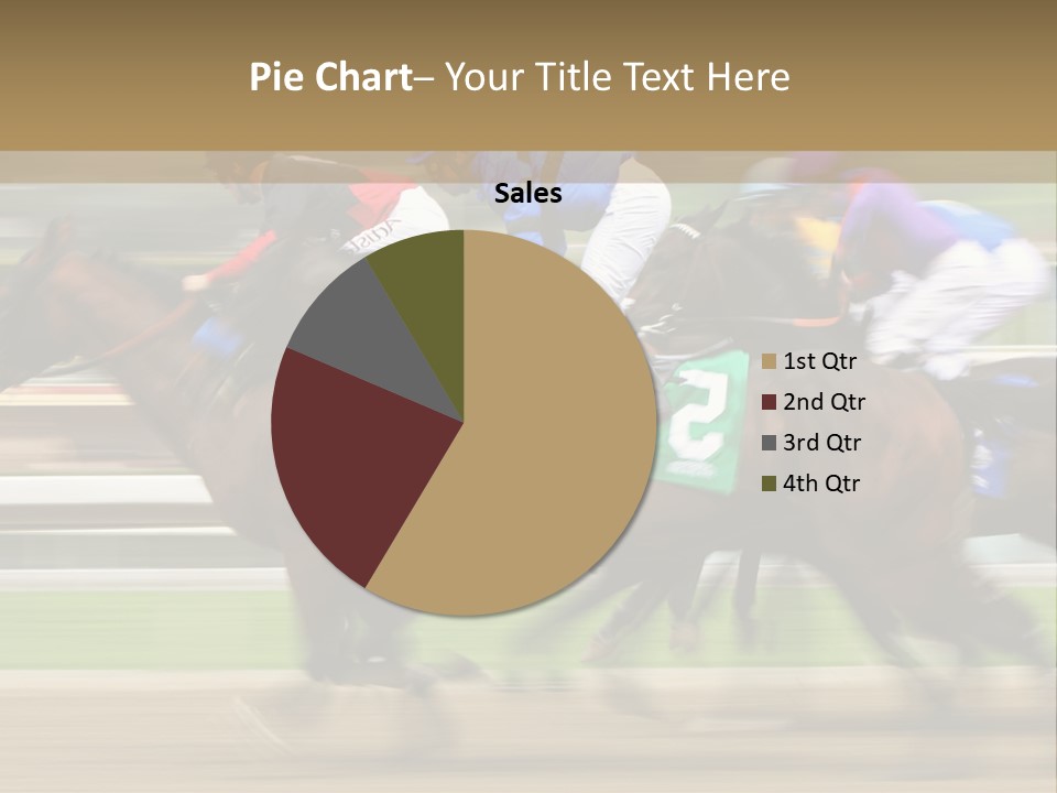 Racetrack Rider Hippodrome PowerPoint Template
