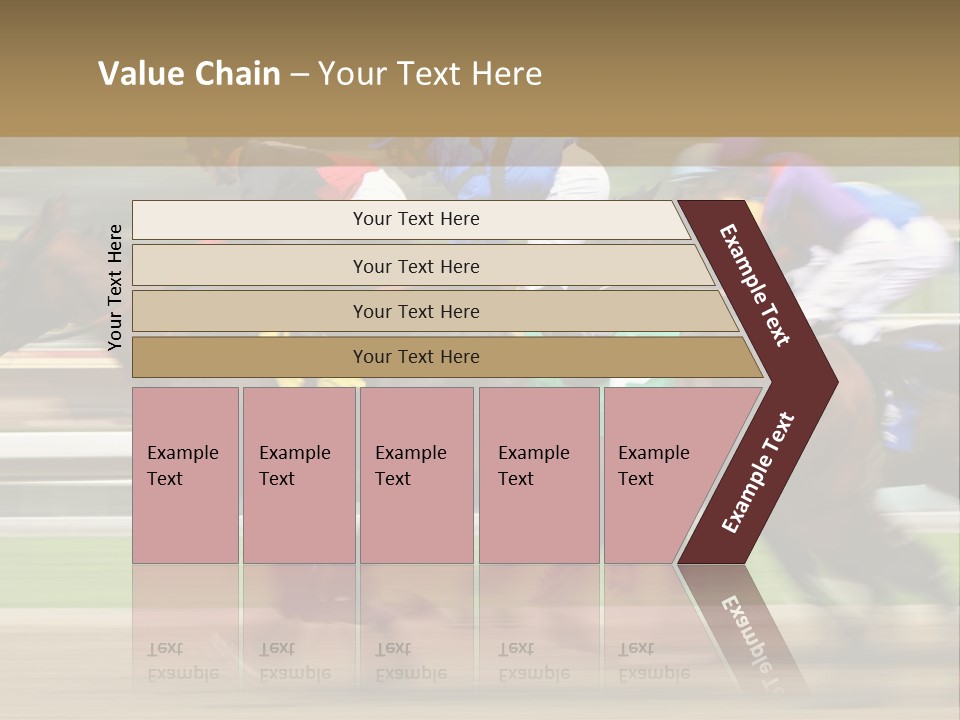 Racetrack Rider Hippodrome PowerPoint Template