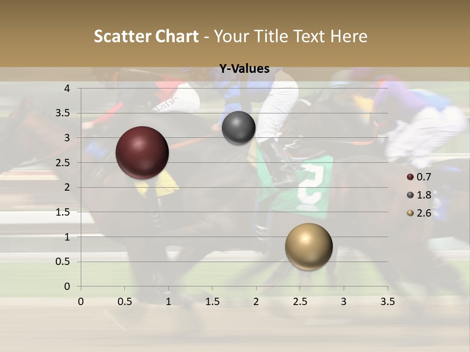 Racetrack Rider Hippodrome PowerPoint Template