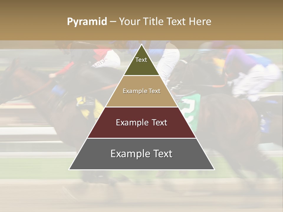 Racetrack Rider Hippodrome PowerPoint Template