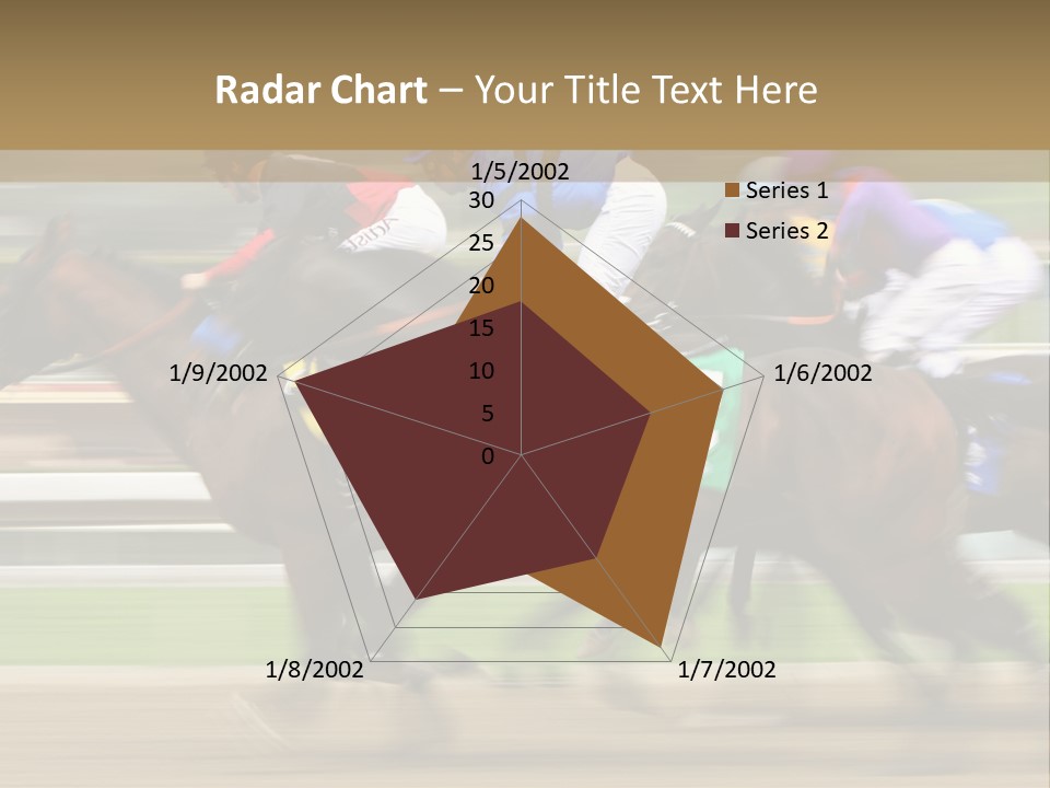 Racetrack Rider Hippodrome PowerPoint Template