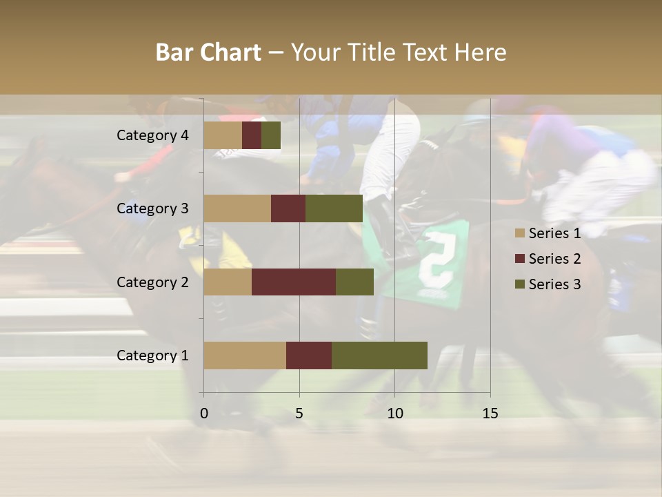 Racetrack Rider Hippodrome PowerPoint Template