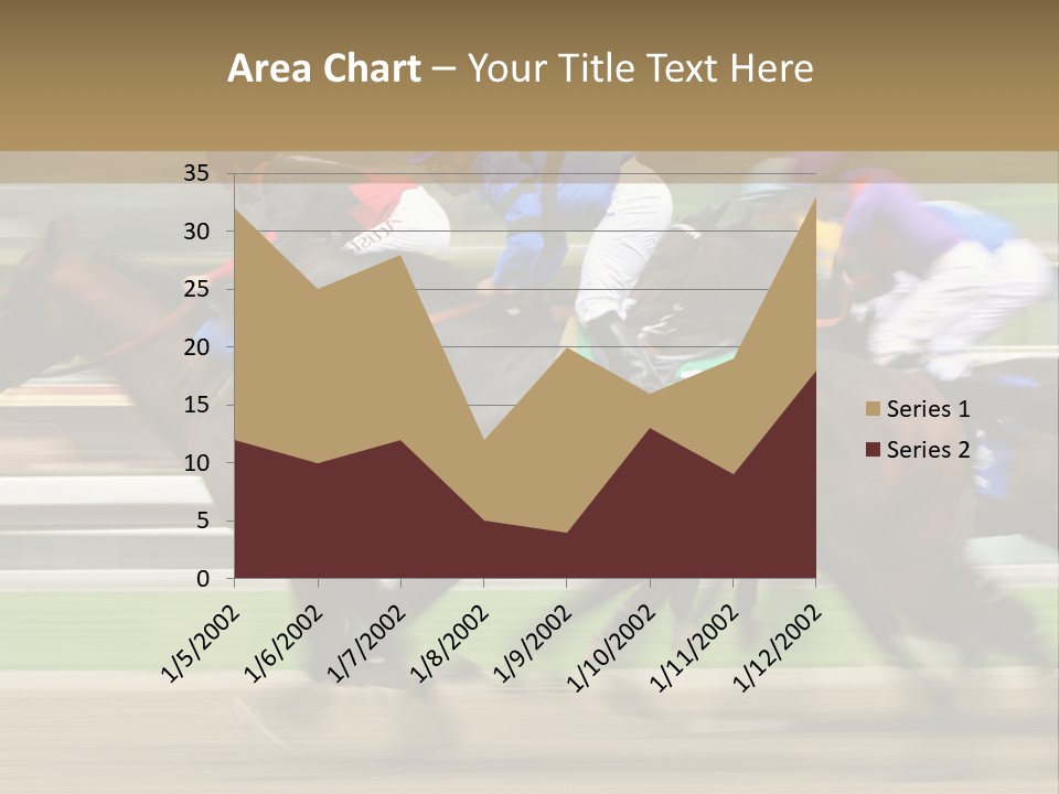 Racetrack Rider Hippodrome PowerPoint Template