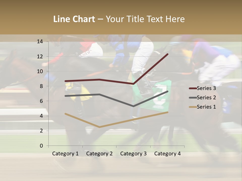 Racetrack Rider Hippodrome PowerPoint Template