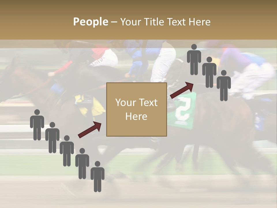 Racetrack Rider Hippodrome PowerPoint Template