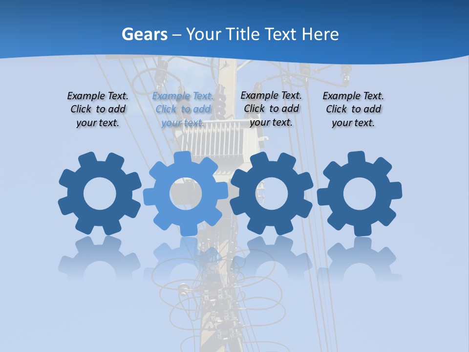Outdoor Post Insulator PowerPoint Template