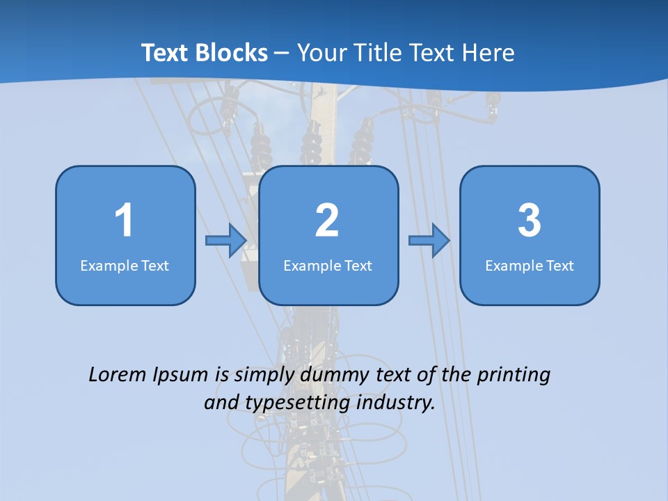 Outdoor Post Insulator PowerPoint Template