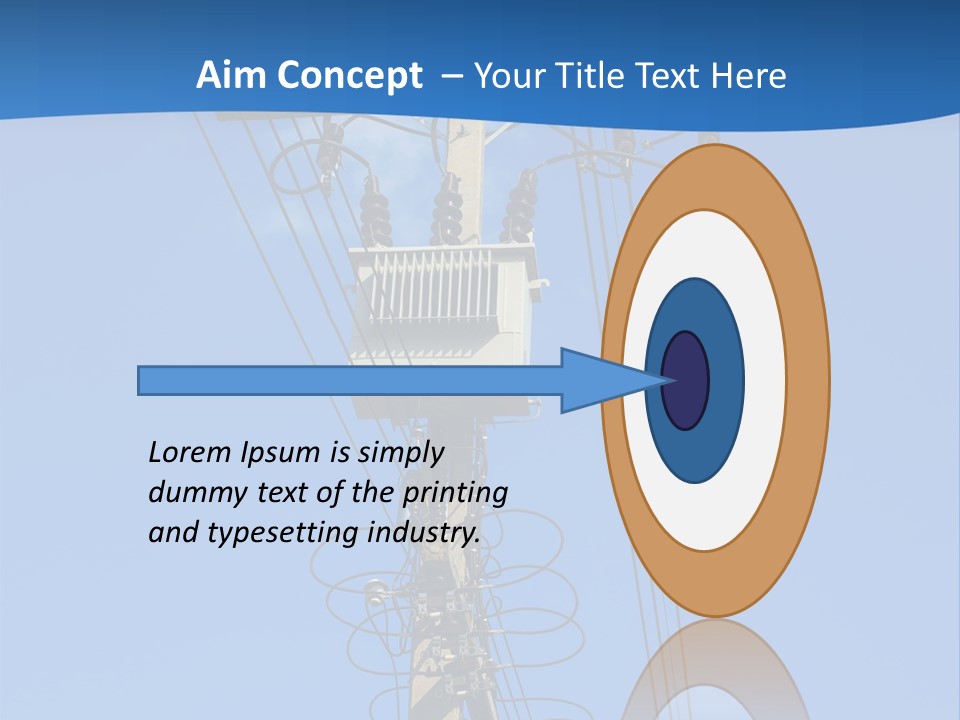 Outdoor Post Insulator PowerPoint Template