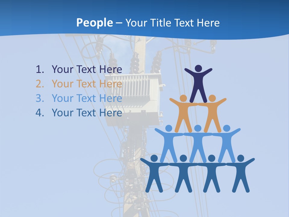 Outdoor Post Insulator PowerPoint Template