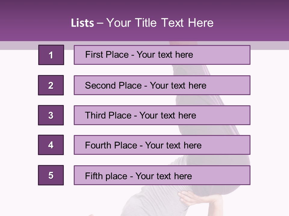 Posture Serene Asana PowerPoint Template