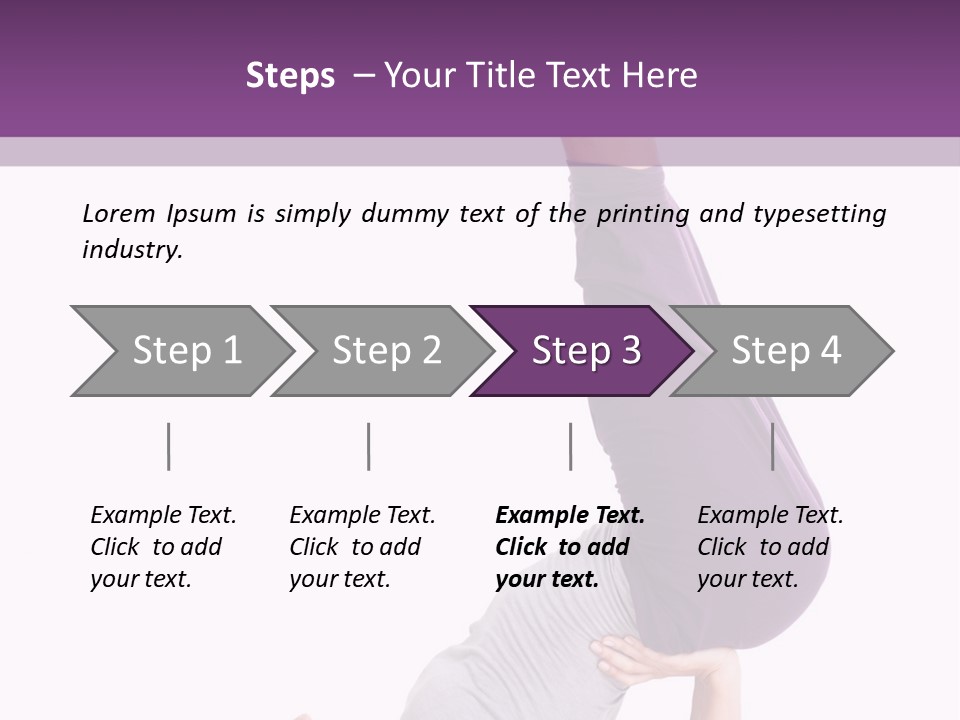 Posture Serene Asana PowerPoint Template