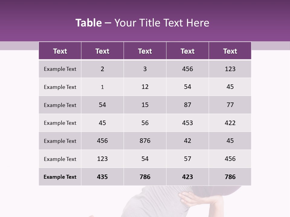 Posture Serene Asana PowerPoint Template