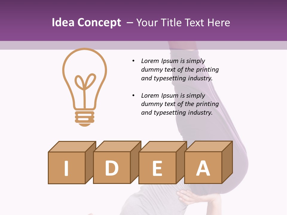 Posture Serene Asana PowerPoint Template