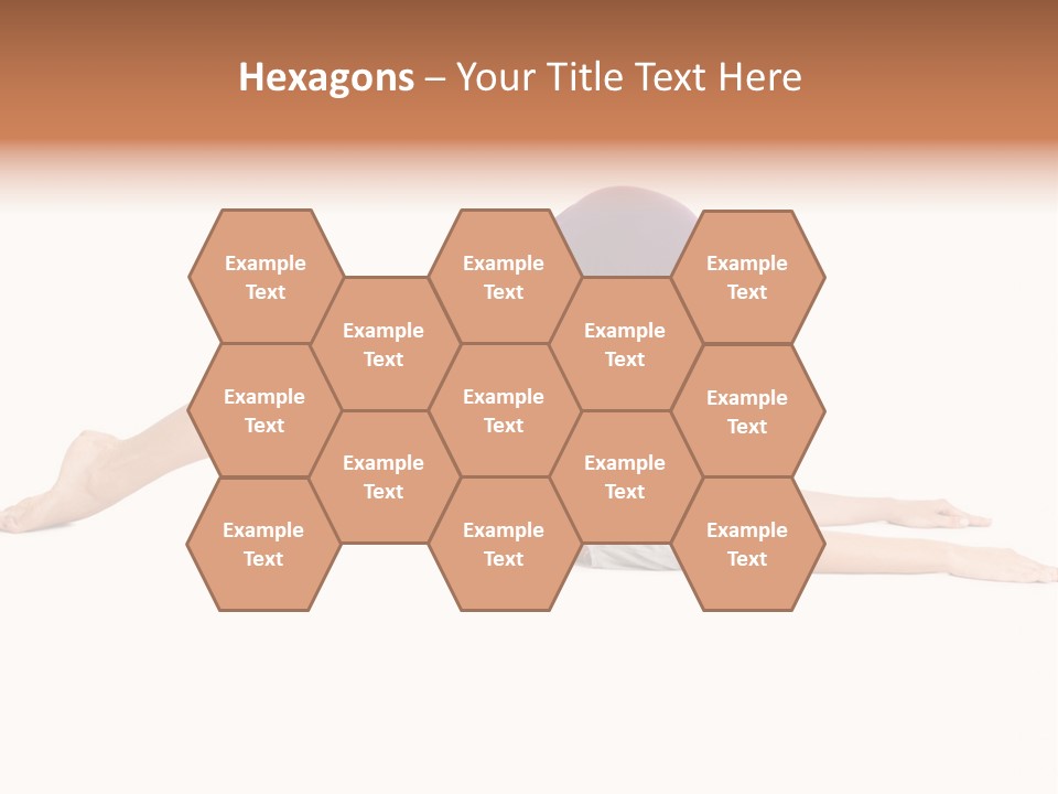 Isolated Female Instructor PowerPoint Template