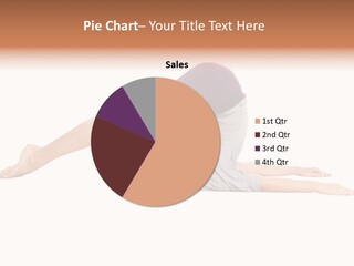 Isolated Female Instructor PowerPoint Template