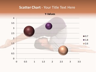 Isolated Female Instructor PowerPoint Template