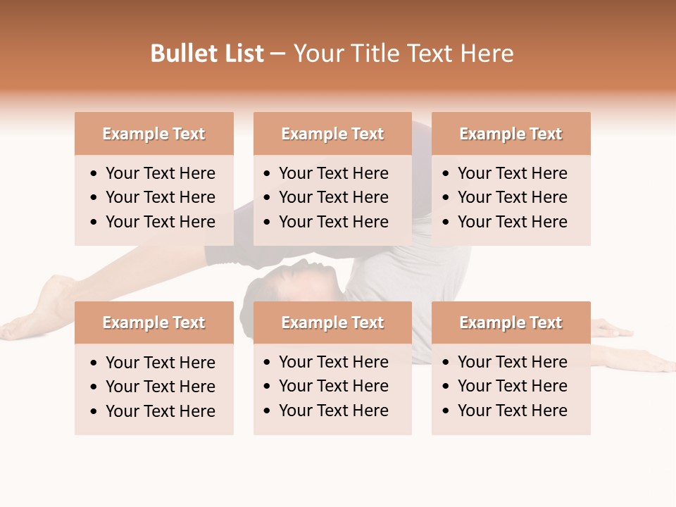 Isolated Female Instructor PowerPoint Template