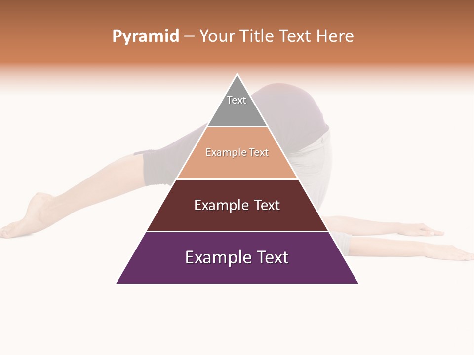 Isolated Female Instructor PowerPoint Template