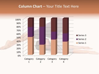 Isolated Female Instructor PowerPoint Template