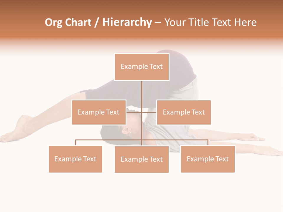 Isolated Female Instructor PowerPoint Template